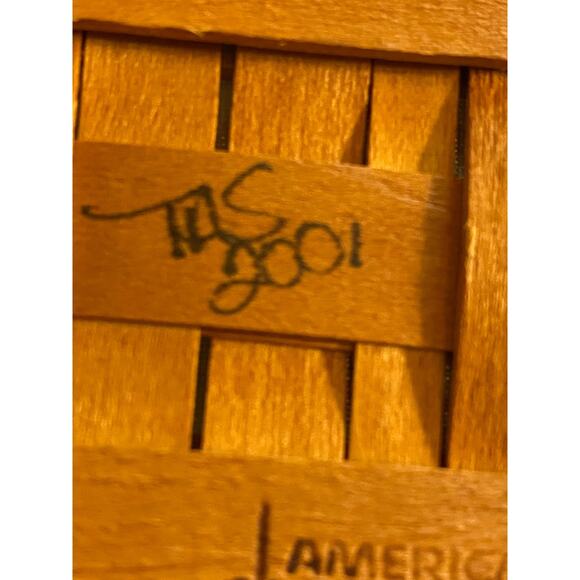 Vintage, Longaberger, Horizon of Hope Basket, Small Basket wLiner Protector 2001 - Picture 12 of 13